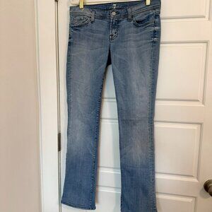 7 For All Mankind Bootcut Jeans Light Wash Size 30